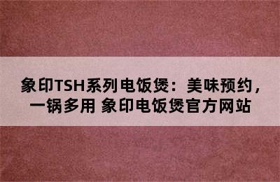 象印TSH系列电饭煲：美味预约，一锅多用 象印电饭煲官方网站